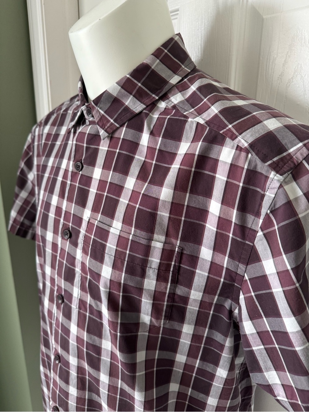 Mens Arcteryx Short Sleeve Brohm Outdoor Shirt Plaid Size XL Like New